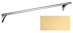 Полотенцедержатель Axor Massaud, одинарный, настенный, неповоротный, 71,2 см, металлический, форма округлая, для полотенец, в ванную/туалет/душевую кабину, цвет шлифованное золото, к стене