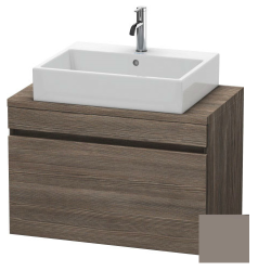 Тумба под раковину для консоли/столешницы Duravit DuraStyle 90х54,8х51,2 см, подвесная, ДСП, цвет: сосна терра/базальт, 1 выдвижной ящик, прямоугольная