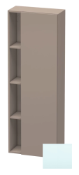 Пенал Duravit DuraStyle, 50x24x140 см, подвесной, (правый), с дверцей, с закрытыми/открытыми полками, цвет: светло-голубой/базальт, в ванную комнату