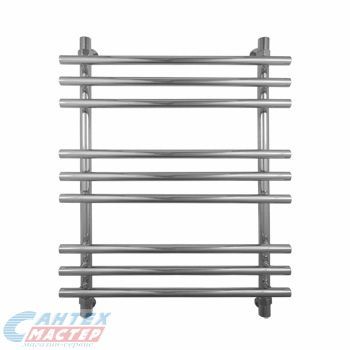 Полотенцесушитель  800х500 мм Energy Ideal водяной. 3/4" дюйма, нижнее подключение, из нержавеющей стали, форма лесенка прямая, настенный, цвет хром, для ванны, вертикальный, к стояку горячей воды, отопления, межосевое расстояние