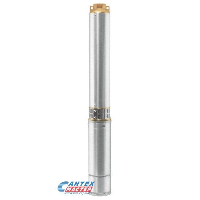 Насос погружной Unipump ECO MAXI 16-115, 16 м³/ч, напор 115 м, 3 кВт, с нижним забором (скважинный, колодезный) центробежный, многоступенчатый, электрический, нержавеющая сталь, для скважины, бытовой, для чистой воды