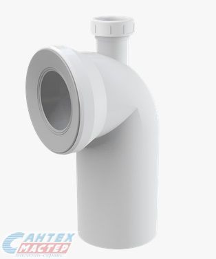 Колено Alcaplast для унитаза 90 гр. с присоединением D-40 A90-90P40