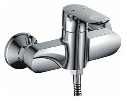 Смеситель для ванны/душа LEDEME настенный, однорычажный, латунный, без излива, латунь, цвет хром Смеситель для ванны/душа LEDEME настенный, однорычажный, латунный, без излива, латунь, цвет хром