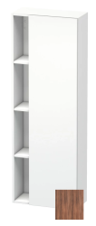 Пенал Duravit DuraStyle, 50x24x140 см, подвесной, (правый), с дверцей, с закрытыми/открытыми полками, цвет: орех/белый матовый, в ванную комнату