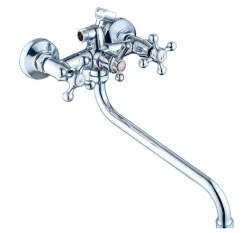 Смеситель для ванны Maxonor длиный излив 35 см, хром MN2208