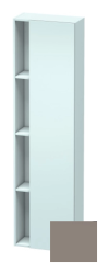 Пенал Duravit DuraStyle, 50x24x180 см, подвесной, (правый), с дверцей, с закрытыми/открытыми полками, цвет: светло-голубой/базальт, в ванную комнату
