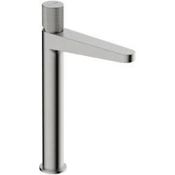 Смеситель для раковины/умывальника WasserKRAFT Tauber, однорычажный, неповоротный, керамический, высокий, длина излива 165 мм, латунь, цвет никель