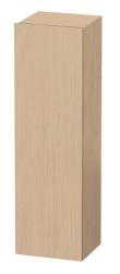 Пенал Duravit DuraStyle, 40x36x140 см, подвесной, (правый), с дверцей, с полкой, со стеклянными полками, цвет: натуральный дуб/базальт, в ванную комнату