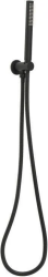 Душевой гарнитур Allen Brau Priority цвет черный матовый, комплект: держатель лейки/ручная лейка латунь, 1 режим/шланг