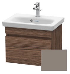 Тумба/шкафчик для консоли/столешницы Duravit DuraStyle под раковину 50х47,8х51,2 см, подвесная, ДСП, цвет: орех темный/базальт, 1 выдвижной ящик, прямоугольная