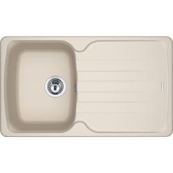 Мойка кухонная Franke ANTEA AZG 611-86, 86х50 см, врезная, искусственный гранит (Fragranite+), прямоугольная, цвет сахара, без отверстия под смеситель, с крылом, оборачиваемая