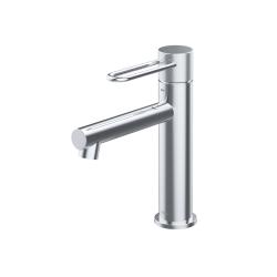 Смеситель для раковины/умывальника IDDIS Duna однорычажный, излив короткий, длина 127 мм, керамический, нержавеющая сталь, цвет хром глянцевый, без донного клапана