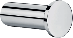 Крючок Hansgrohe Logis Universal, размер 3,7х1,9 см, настенный, латунь, форма округлая, для полотенец в ванную/туалет/душевую кабину, цвет хром, к стене
