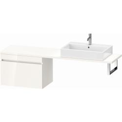 Тумба/шкафчик для консоли/столешницы Duravit DuraStyle под раковину 70х47,8х51,2 см, подвесная, ДСП, цвет: белый глянец, 1 выдвижной ящик, прямоугольная