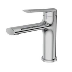 Смеситель для раковины/умывальника Splenka S50.10 однорычажный, неповоротный, фиксированный излив, длина 128 мм, высота 114 мм, латунь, цвет хром