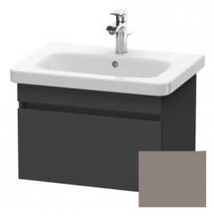 Тумба/шкафчик для консоли/столешницы Duravit DuraStyle под раковину 40х54,8х51,2 см, подвесная, ДСП, цвет: графит/базальт, 1 выдвижной ящик, прямоугольная