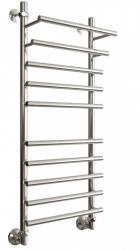 Полотенцесушитель Двин F Primo 100/40, водяной (1"-3/4"-1/2" К3  Полированный), универсальное подключение, нержавеющая сталь, настенный, форма лесенка, цвет хром, к отоплению и ГВС, для отопления, обогрева в ванной