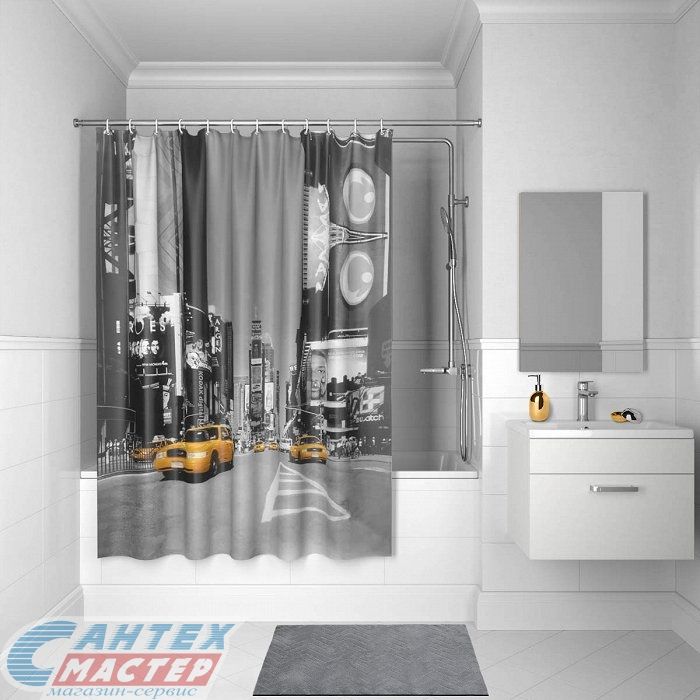 Шторка Iddis для ванной комнаты Basic 200х180 B24P218i11