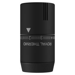 Термоголовка Royal Thermo Design М30х1,5 жидкостная ЧЕРНАЯ, для радиатора отопления, диапазон настройки +7 до +28 °С RATHDN13015BS (Роял Термо) (черный) Термоголовка Royal Thermo Design М30х1,5 жидкостная ЧЕРНАЯ, для радиатора отопления, диапазон настройки +7 до +28 °С RATHDN13015BS (Роял Термо) (черный)