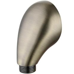 Шланговое подключение Lemark, цвет бронза, без держателя душевой лейки, резьбовое соединение, настенное, для душа/ванной