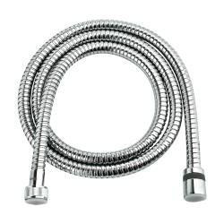 Шланг для душа Lemark, 120 см, 1/2” и 1/2”  для душа/лейки/ванны, двухзагибный, без лейки, внутренняя резьба, нержавеющая сталь, цвет хром