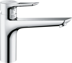 Смеситель для кухни/мойки KLUDI MIX, однорычажный, неповоротный, латунный,  длина излива 240 мм, латунь, цвет хром