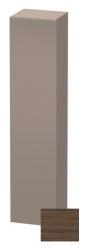 Пенал Duravit DuraStyle, 40x36x180 см, подвесной, (левый), с дверцей, с полкой, со стеклянными полками, цвет: орех темный/базальт, в ванную комнату