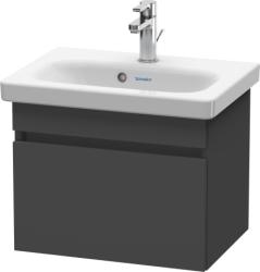 Тумба/шкафчик для консоли/столешницы Duravit DuraStyle под раковину 60х54,8х51,2 см, подвесная, ДСП, цвет: графит матовый, 1 выдвижной ящик, прямоугольная