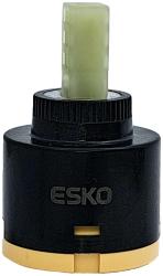 Картридж Esko CRT 40 LOW 40 мм керамический, стандарт, для смесителя, низкий, черный