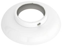 Отражатель Сунержа Стилье декоративный 1", диаметр 34.1 мм, нержавеющая сталь, цвет белый, для полотенцесушителей, глубокий, круглый, разъемный
