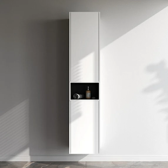 Шкаф AM.PM Func 40, 40х90х35 см, подвесной, правый, 1 распашная дверца, цвет белый матовый