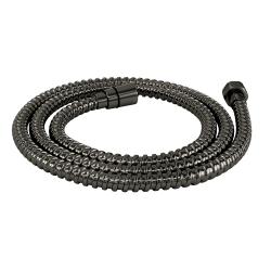 Шланг для душа WasserKRAFT Wiese, 150 см, 1/2” и 1/2”  для душа/лейки/ванны, без лейки, внутренняя резьба, ПВХ, в стальной оплетке, цвет оружейная сталь