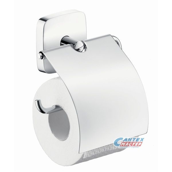 Держатель Hansgrohe Pura Vida для туалетной бумаги настенный с крышкой 41508000