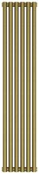 Радиатор отопления Сунержа Эстет-11 1200х270 6 секций, цвет состаренная бронза, универсальное подключение, нержавеющая сталь, трубчатый