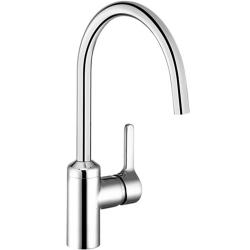 Смеситель для кухни/мойки KLUDI BINGO STAR, однорычажный, поворотный, латунный,  длина излива 215 мм, латунь, цвет хром