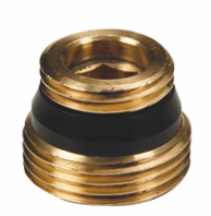 Адаптер Gekon 1/2"x3/4" нр/нр. ниппель для узла нижнего подключения, латунь