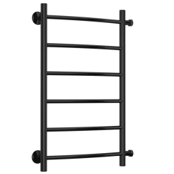 Полотенцесушитель Сунержа Стилье Версия-Б2 600х400, 5 перекладин, водяной, боковое подключение, цвет чёрный