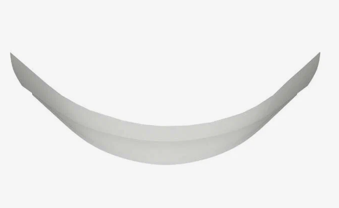 Фронтальная панель для ванны BAS "АУРА" 150х59 см, акриловый, белый, (экран для ванны BAS "АУРА") четверть круга, фронтальная панель