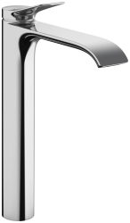 Смеситель для раковины Hansgrohe Vivenis 250, однорычажный, фиксированный излив, длина 19,1 см, керамический, латунь, цвет хром, с донным клапаном