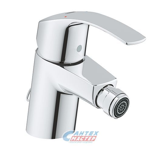 Смеситель для биде Grohe Eurosmart New однорычажный излив 103 мм с цепочкой хром 32927002