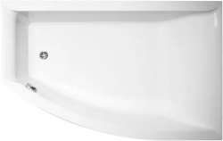 Ванна VAGNERPLAST VERONELA OFFSET 160x105 Left угловая, акрил, цвет- белый, (без гидромассажа, рамы, сифона, фронтальной панели), асимметричная, правосторонняя