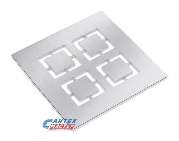 Решетка "CUTE" из нержавеющей стали 138х138, HL 066C.1E