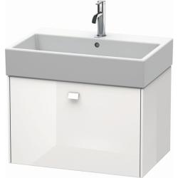 Тумба/шкафчик для консоли/столешницы Duravit Brioso под раковину 62х55х44,2 см, подвесная, ДСП, цвет: белый глянец, 1 выдвижной ящик, прямоугольная