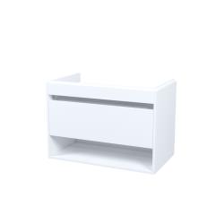 Тумба под раковину IDDIS Zodiac Х, 784х441х542 мм, подвесная, цвет белый, 1 выдвижной ящик/ниша, ЛДСП, система плавного закрывания, прямоугольная, универсальная, в ванную комнату ZDX80WNi95