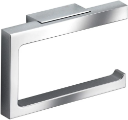 Держатель для туалетной бумаги Keuco Edition 11 без крышки, цвет хром, для рулонов шириной до 120 мм настенный, латунный, форма прямоугольная, для туалета/ванной, бумагодержатель
