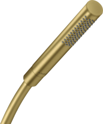 Лейка душевая Axor Starck 1jet, настенная, прямоугольная, с 1 режимом, латунная, цвет шлифованная медь, ручная, для душа/ванной