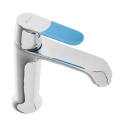 Смеситель для раковины/умывальника Accoona, однорычажный, неповоротный, керамический, длина излива 164 мм, латунь, цвет хром