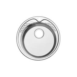 Мойка кухонная IDDIS Suno S D510 , 51х18 см, толщина 0.8 мм,  врезная, нержавеющая сталь, матовая (сатин) SUN51S0i77