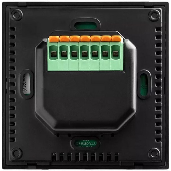 Терморегулятор электронный Теплолюкс Solus Zen Wi-Fi 16 А (3,6 кВт), цвет черный/черный, сенсорный, для управления теплым полом 100000379400