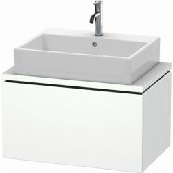 Тумба под раковину для консоли/столешницы Duravit L-Cube 72х47,7х40 см, подвесная, ДСП, цвет: белый матовый, 1 выдвижной ящик, прямоугольная